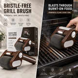 Portable Electric Barbecue Grill Brush Powerful Rotating Bristles Rechargeable Handheld Cleaner for Easy Outdoor Grate